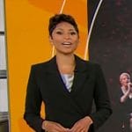 Jericka Duncan’s black blazer dress on CBS Mornings