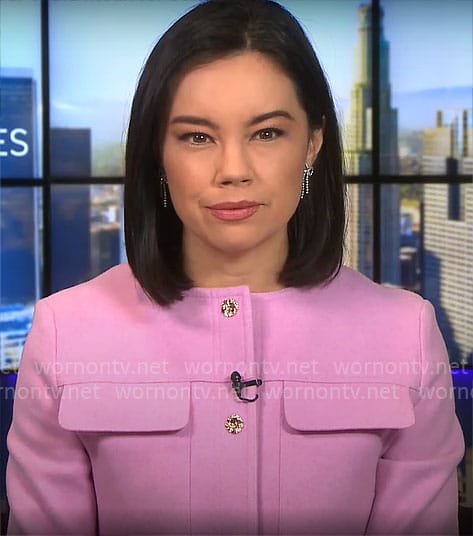 Jo Ling Kent's pink jacket on CBS Mornings