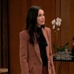 Julia’s brown suit on Extended Family