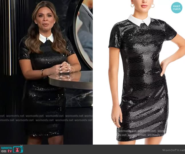 WornOnTV: Carolina’s black sequin mini dress on E! News | Carolina ...