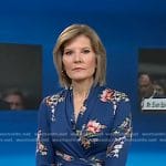 Kate Snow’s blue floral dress on Today