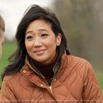 Kathy Park’s brown quilted puffer jacket on Today