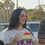 Katy Perry’s Santa Barbara print tee on American Idol