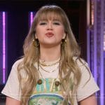 Kelly’s Nirvana graphic tee on The Kelly Clarkson Show