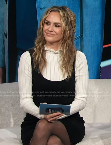 Keltie’s layered long sleeve mini dress on E! News