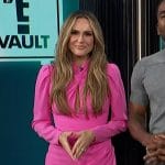 Keltie’s pink twist front dress on E! News