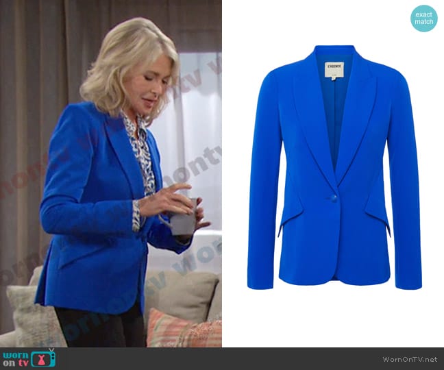 L'Agence Chamberlain Blazer worn by Marlena Evans (Deidre Hall) on Days of our Lives