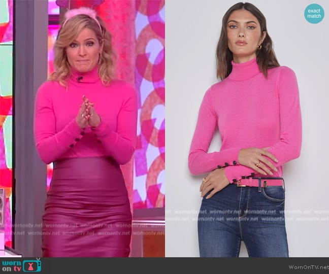 L'Agence Flora Sweater worn by Sara Haines on The View