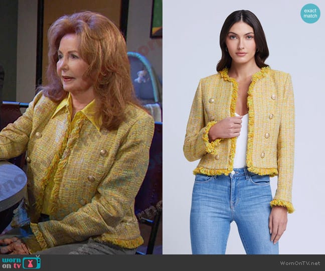 L'Agence Tinlee Blazer worn by Maggie Horton (Suzanne Rogers) on Days of our Lives