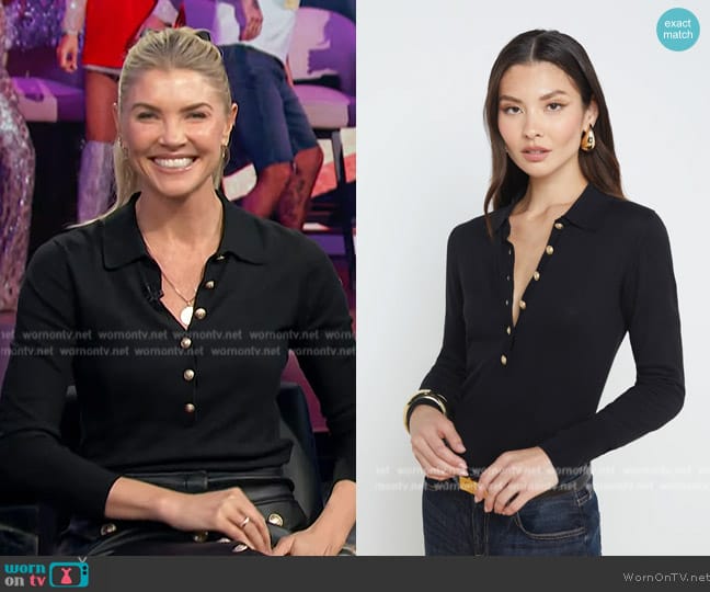 L'Agence Sterling Sweater worn by Amanda Kloots on E! News