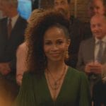 Lena’s green pleated dress on Good Trouble