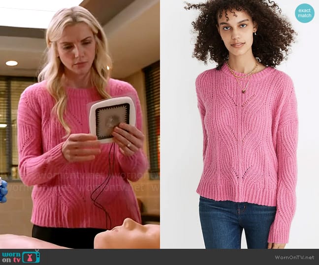 Madewell Charley Pullover Sweater worn by Sylvie Brett (Kara Killmer) on Chicago Fire