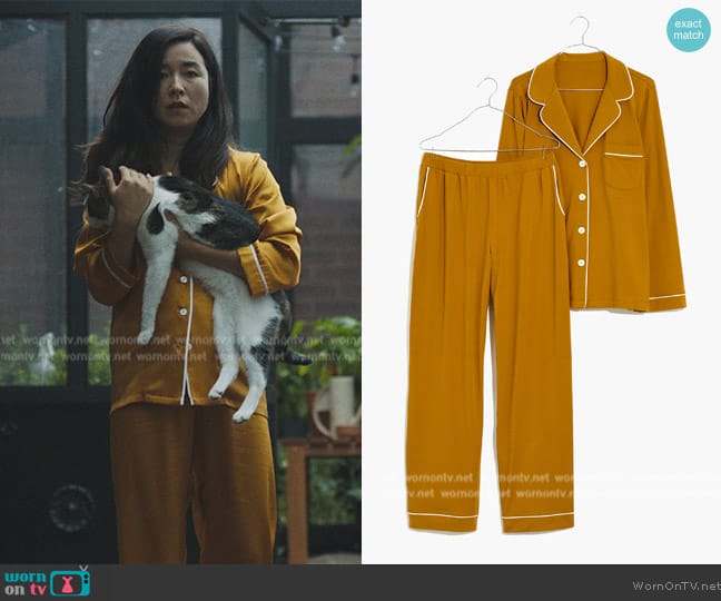 Madewell Knit Bedtime Pajama Set worn by Jane Smith (Maya Erskine) on Mr. & Mrs. Smith