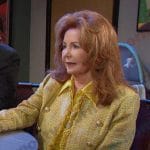 Maggie’s yellow tweed blazer on Days of our Lives