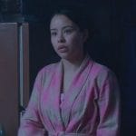 Mariana’s pink plaid robe on Good Trouble