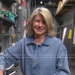 Martha Stewart’s denim blouse on Today