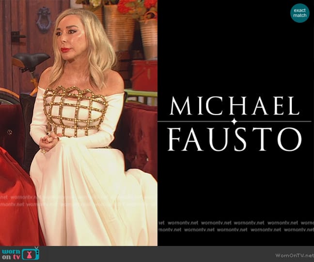 Michael Fausto Custom Dress worn by Marysol Patton (Marysol Patton) on The Real Housewives of Miami