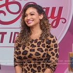 Milly Almodovar’s leopard print dress on Good Morning America