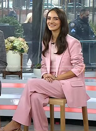 Liv Perez’s pink suit on Today