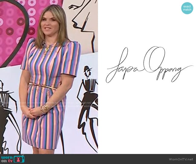 Papa Oppong Custom designed worn by Jenna Bush Hager on Today