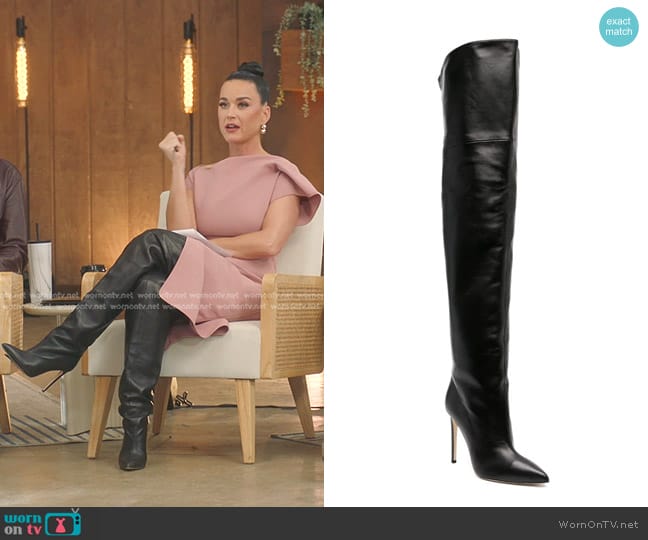 Paris Texas Over-The-Knee Boots worn by Katy Perry on American Idol