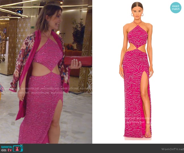 Retrofete Hendrix Dress worn by Julia Lemigova (Julia Lemigova) on The Real Housewives of Miami