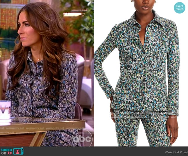 Rosetta Getty Slim Shirt worn by Alyssa Farah Griffin on The View