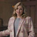 Sam’s pink plaid blazer on Ghosts