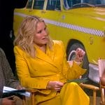 Sara’s yellow blazer and pants on The View