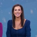 Sarah Eggenberger’s denim dress on Good Morning America