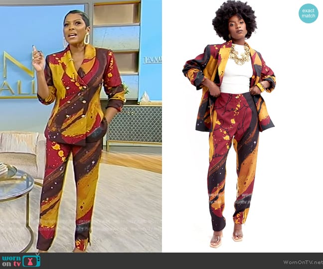 Sassy Jones The Gabriella Blazer worn by Tamron Hall on Tamron Hall Show