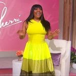 Sherri’s yellow stripe dress on Sherri