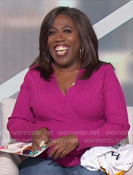 WornOnTV: Sheryl's leopard print zip down blouse on The Talk, Sheryl  Underwood