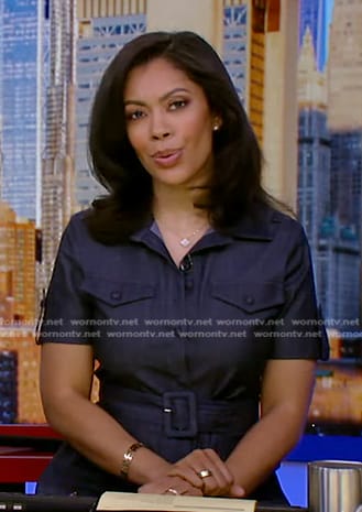 Shirleen’s denim shirtdress on Good Morning America