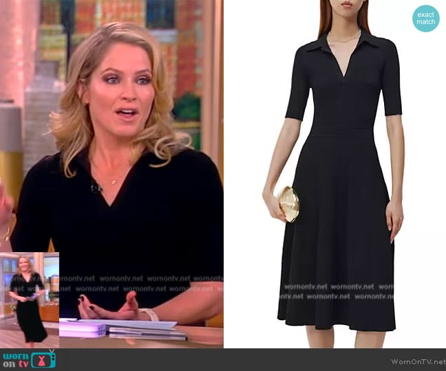 Simkhai Pati Polo Midi-Dress worn by Sara Haines on The View