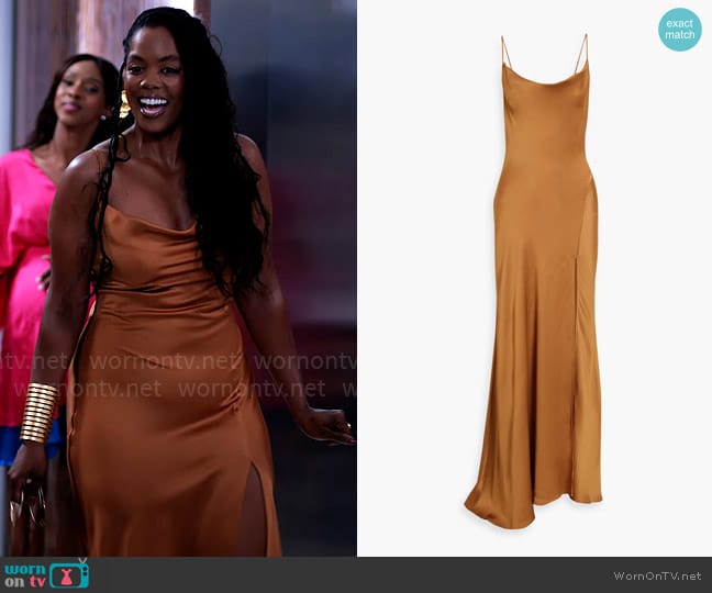 Simkhai Finley Dress worn by Sabrina Hollins (Novi Brown) on Tyler Perrys Sistas