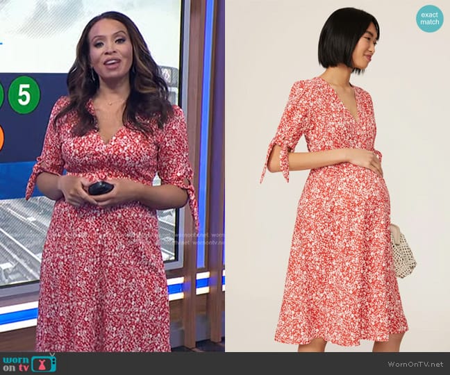 Soon Maternity Zippi Maternity Dress worn by Adelle Caballero on Today