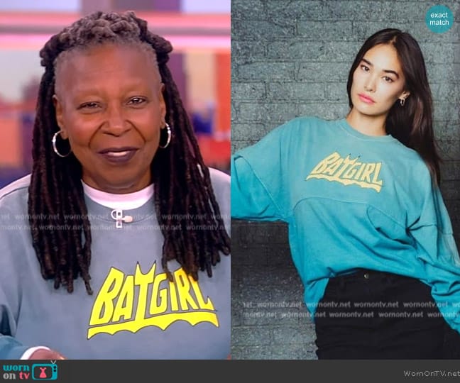 Spirit Jersey Classic Batgirl worn by Whoopi Goldberg on The View