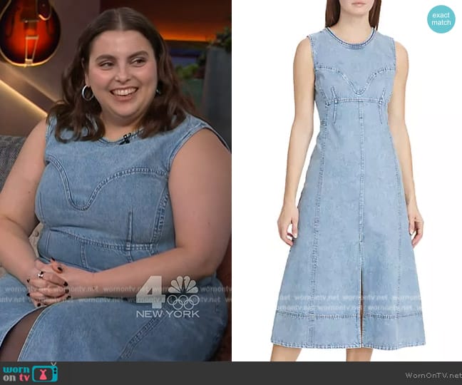 Tanya Taylor Marion Dress worn by Beanie Feldstein on The Kelly Clarkson Show