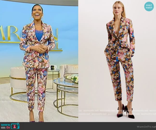 Ted Baker Madonia Blazer worn by Tamron Hall on Tamron Hall Show