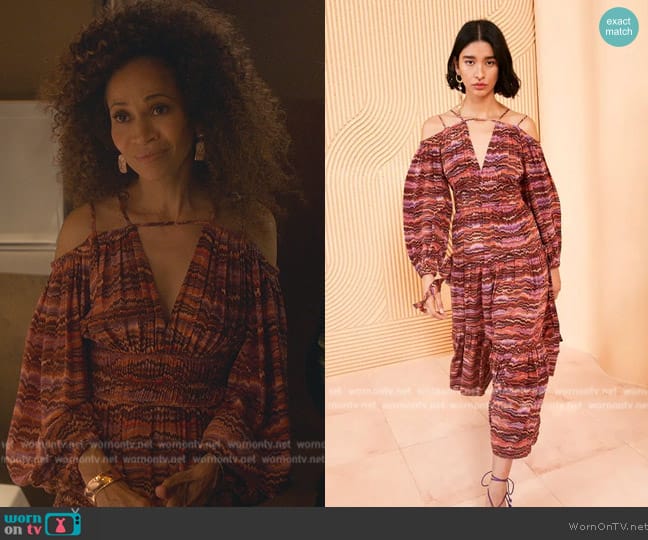 Ulla Johnson Marguerite Dress worn by Sherri Saum (Sherri Saum) on Good Trouble