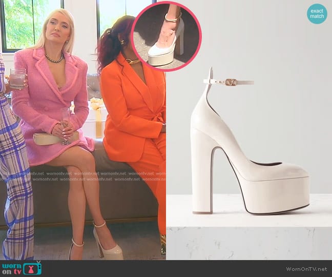 Erika’s platform heel pumps on The Real Housewives of Beverly Hills
