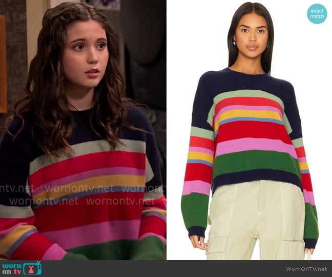 Velvet by Graham & Spencer Kacey Sweater worn by Grace Kearney (Sofia Capanna) on Extended Family