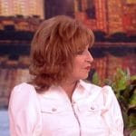 Joy’s short sleeve leather jacket on The View