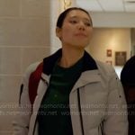 Violet’s light grey padded jacket on Chicago Fire