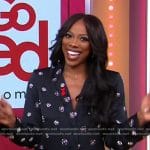 Yvonne Orji’s black embellished blazer on Good Morning America