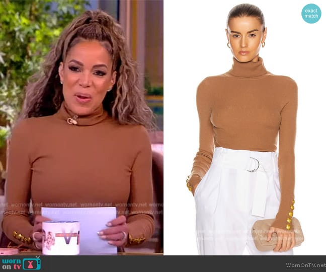 A.L.C. Desi Sweater worn by Sunny Hostin on The View