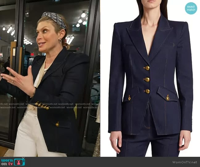 J. Jill Wearever Double-Face Jersey Contrast-Trim Jacket