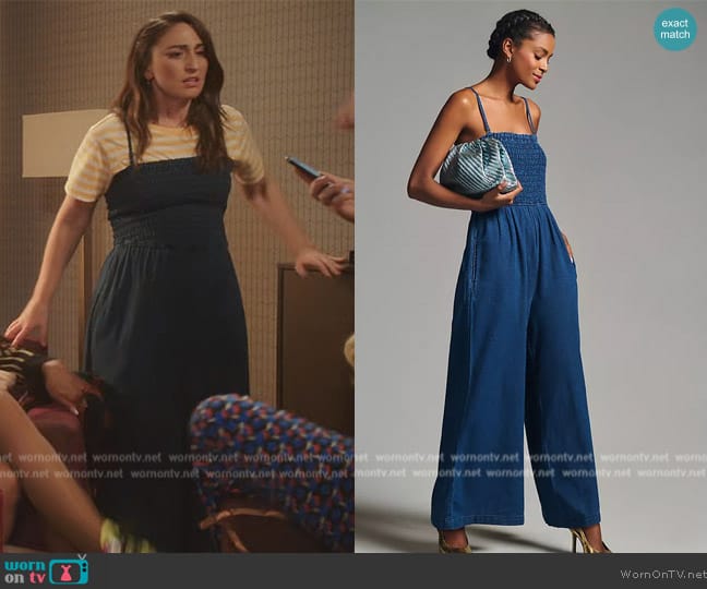 Pilcro Smocked Romper worn by Dawn Solano (Sara Bareilles) on Girls5eva