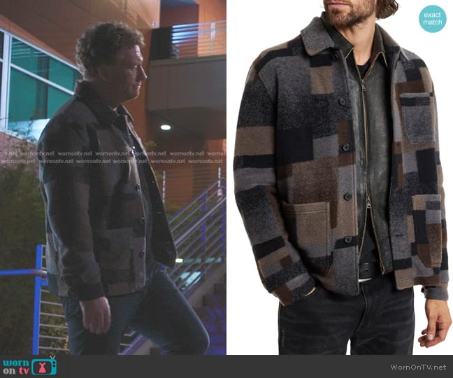 John Varvatos Coroados Relaxed Fit Shirt Jacket worn by Owen Hunt (Kevin McKidd) on Greys Anatomy